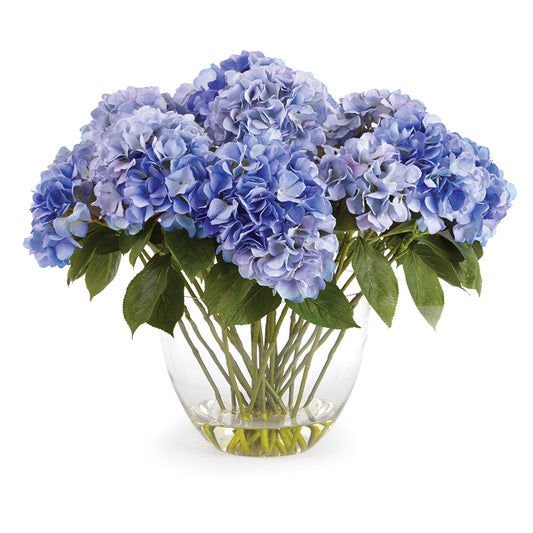 Barclay Butera Hydrangea Arrangement In Vase 26.5"